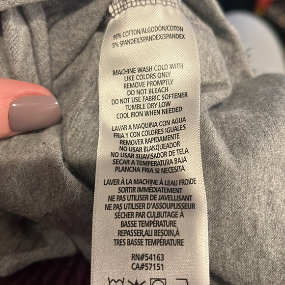 Calvin Klein Performance Tee | Gray with White Logo | Size L - Picture 4 of 4